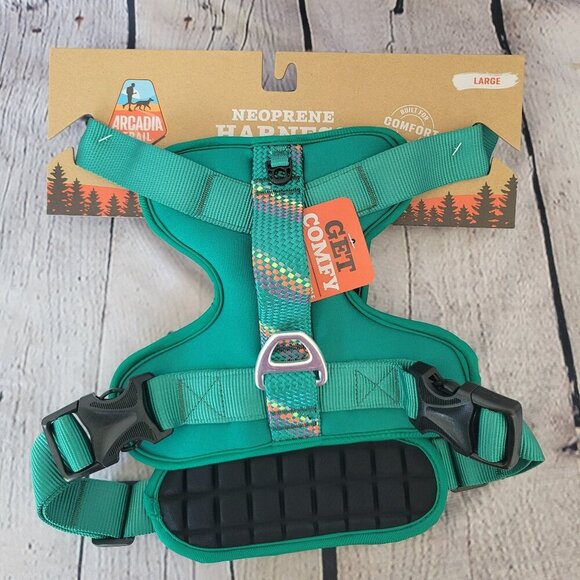 Arcadia Trail Neoprene Harness- Green - Picture 1 of 7